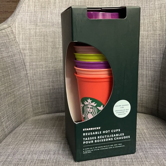 Starbucks Reusable Hot Cups with Color Changing Lid - Picture 2 of 5